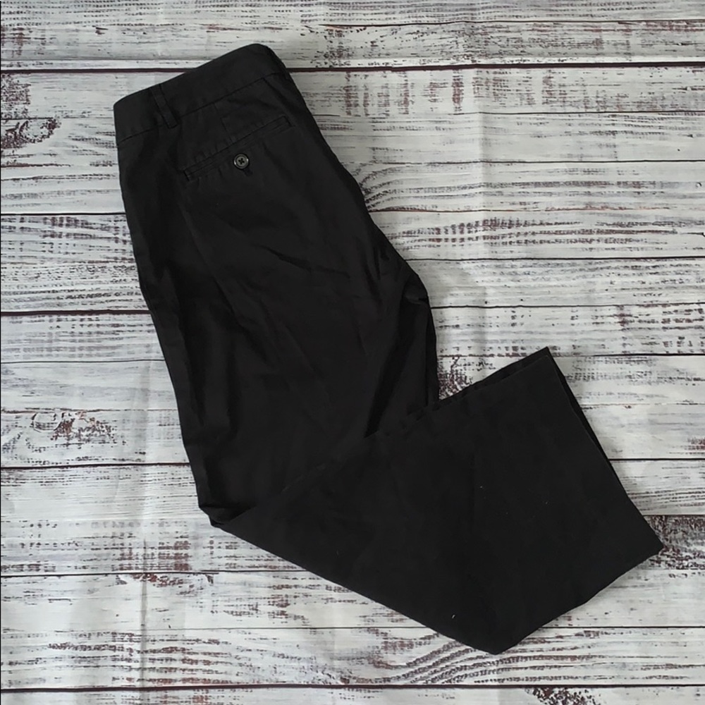 Black Gap Cropped Work Pants